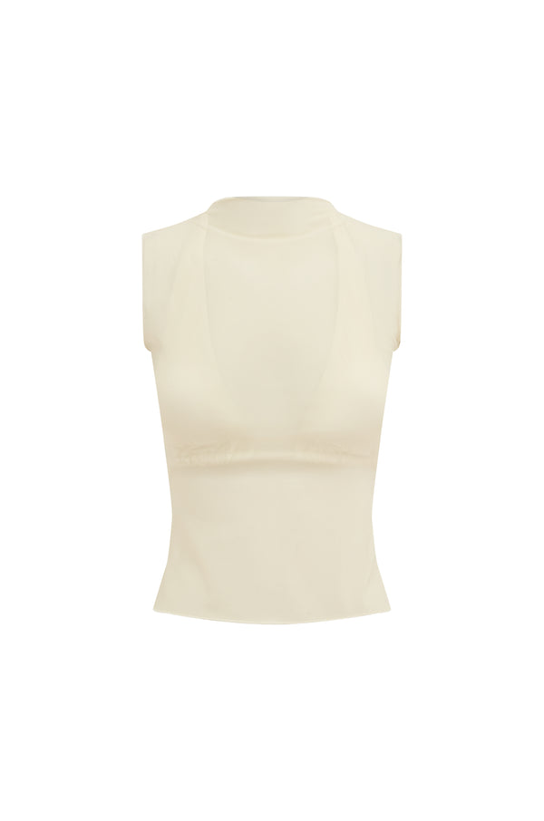 Mesh Top Ivory