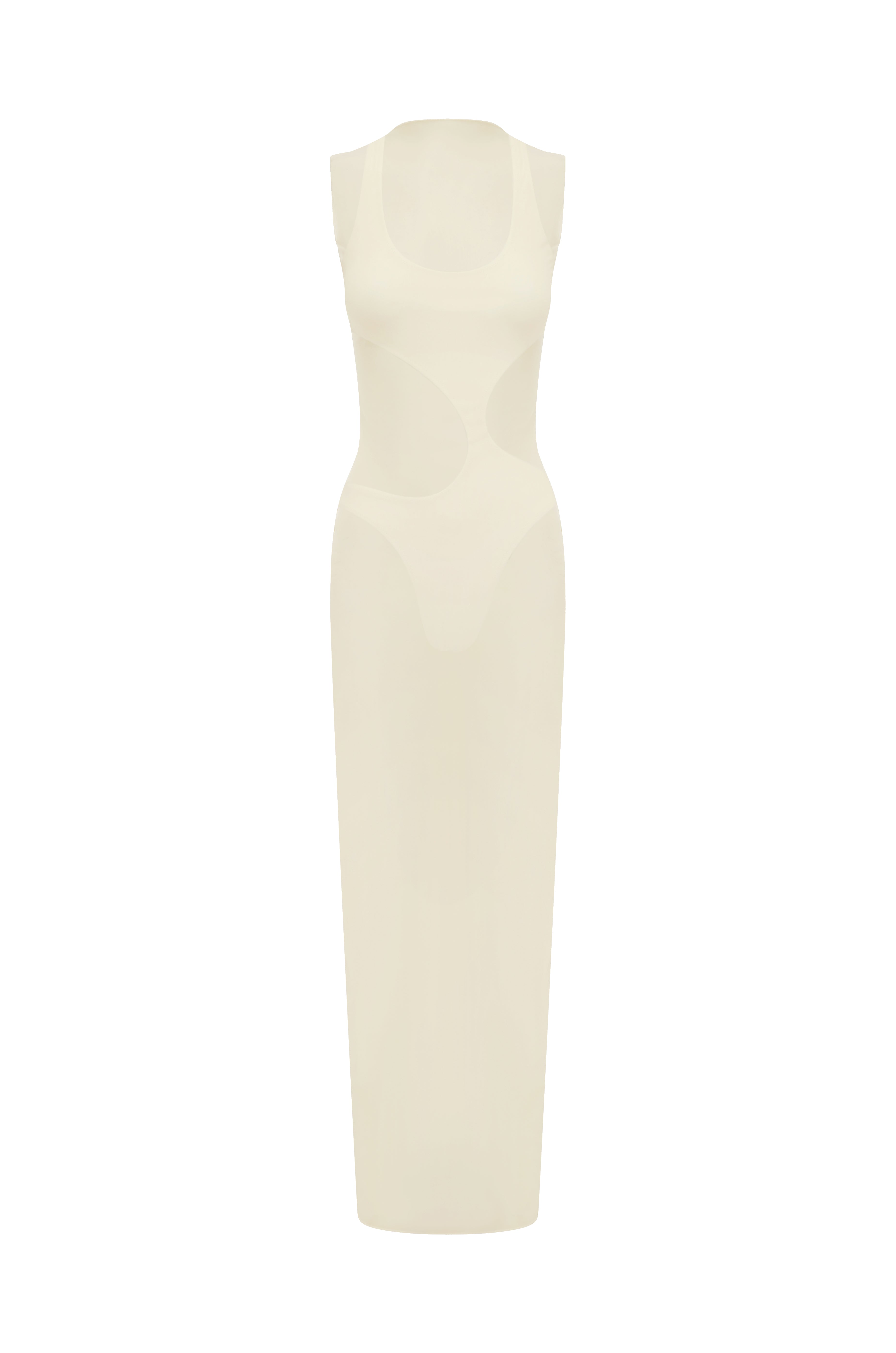 Mesh Dress Ivory S Mesh Dress Ivory S
