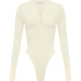 Long Sleeve Leto Swimsuit Ivory