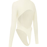 Long Sleeve Leto Swimsuit Ivory