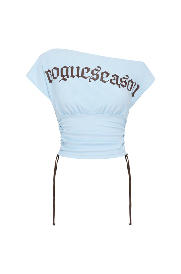 Off Shoulder Ruched Tee