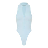 Backless Leto Swimsuit Baby Blue