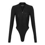 Long Sleeve Leto Swimsuit Black