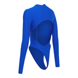 Long Sleeve Leto Swimsuit Blue