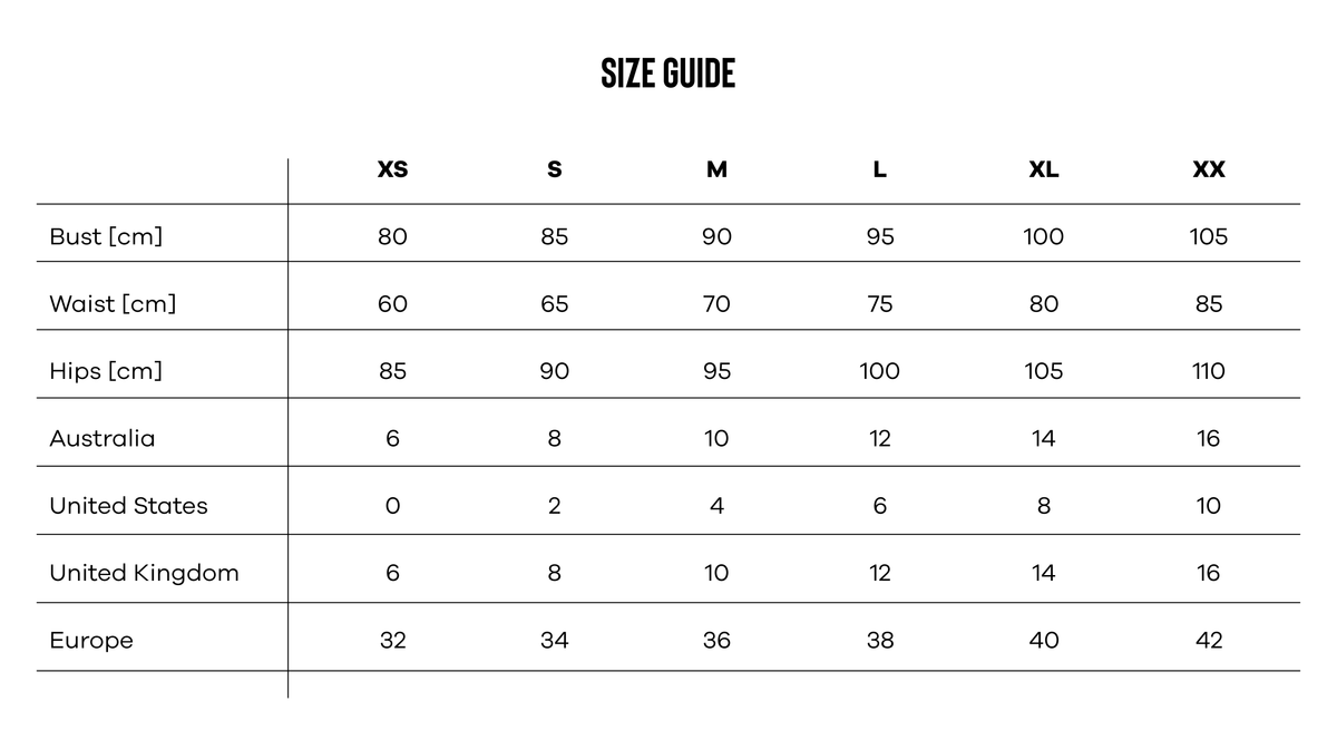 Complete size guide – Rogue Season